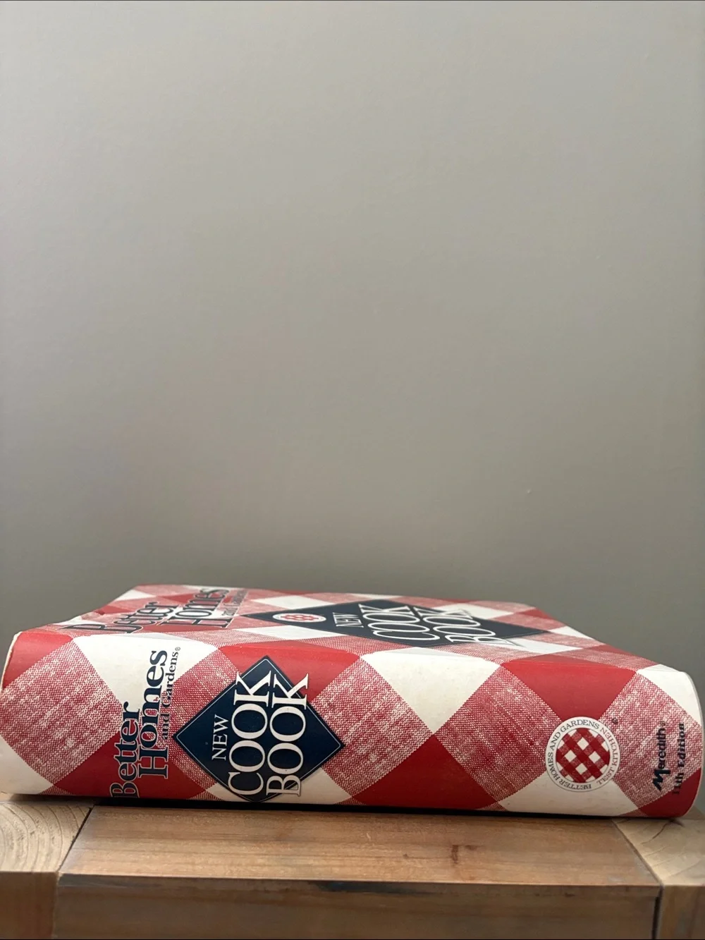 Vintage ‘96 Better Homes And Gardens Red & White New Cook Book Three Ring Binder